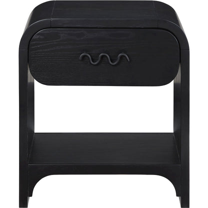 Hayes Black Night Stand / Side Table