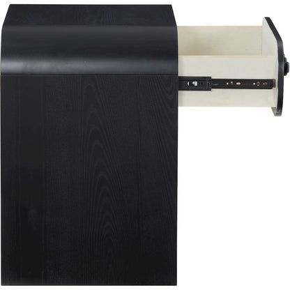 Hayes Black Night Stand / Side Table