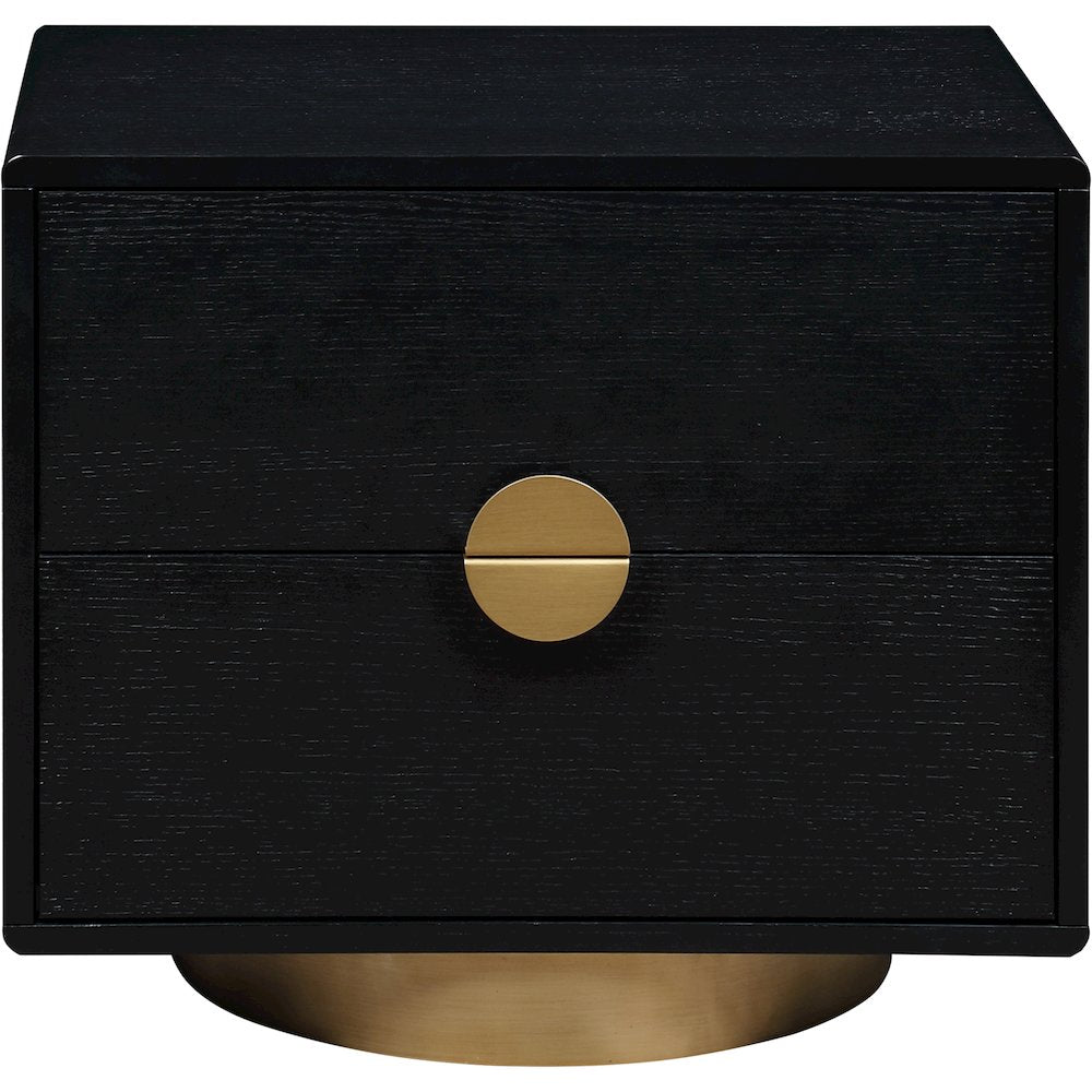 Wade Black Night Stand / Side Table