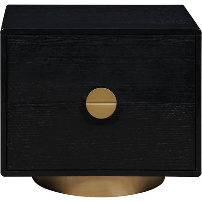 Wade Black Night Stand / Side Table