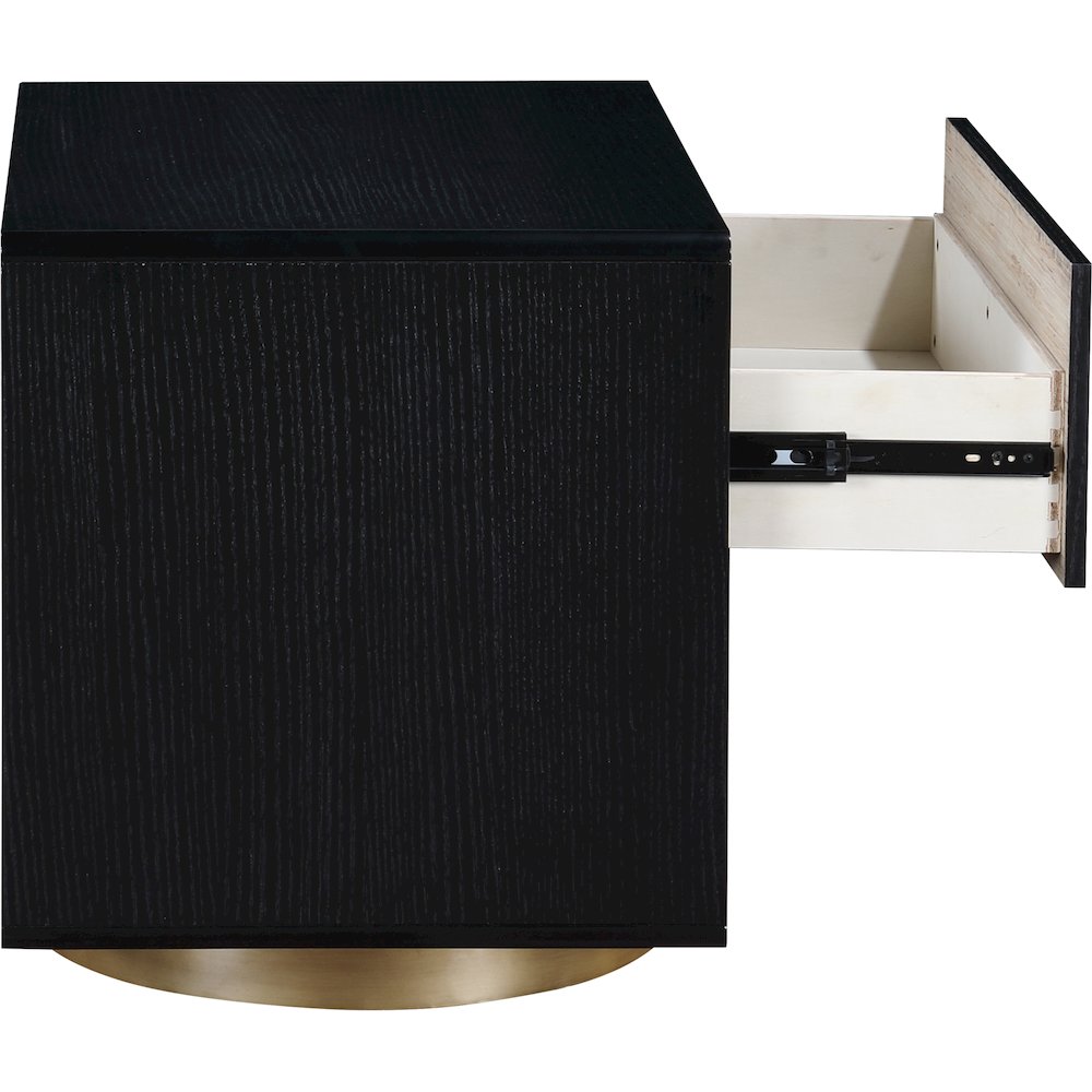 Wade Black Night Stand / Side Table