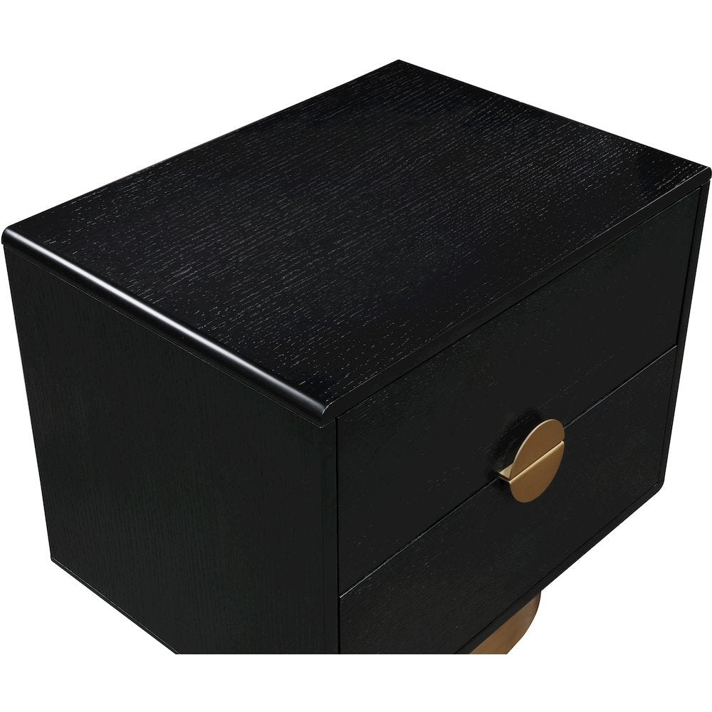 Wade Black Night Stand / Side Table