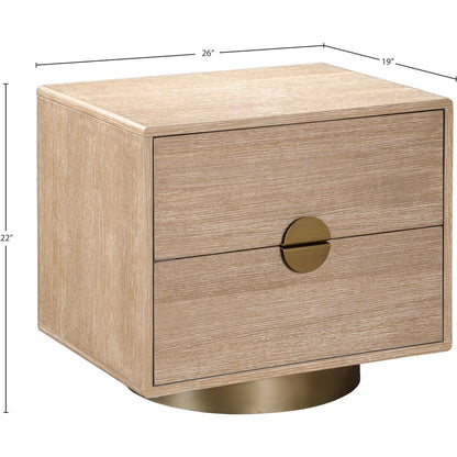 Wade Natural Night Stand / Side Table