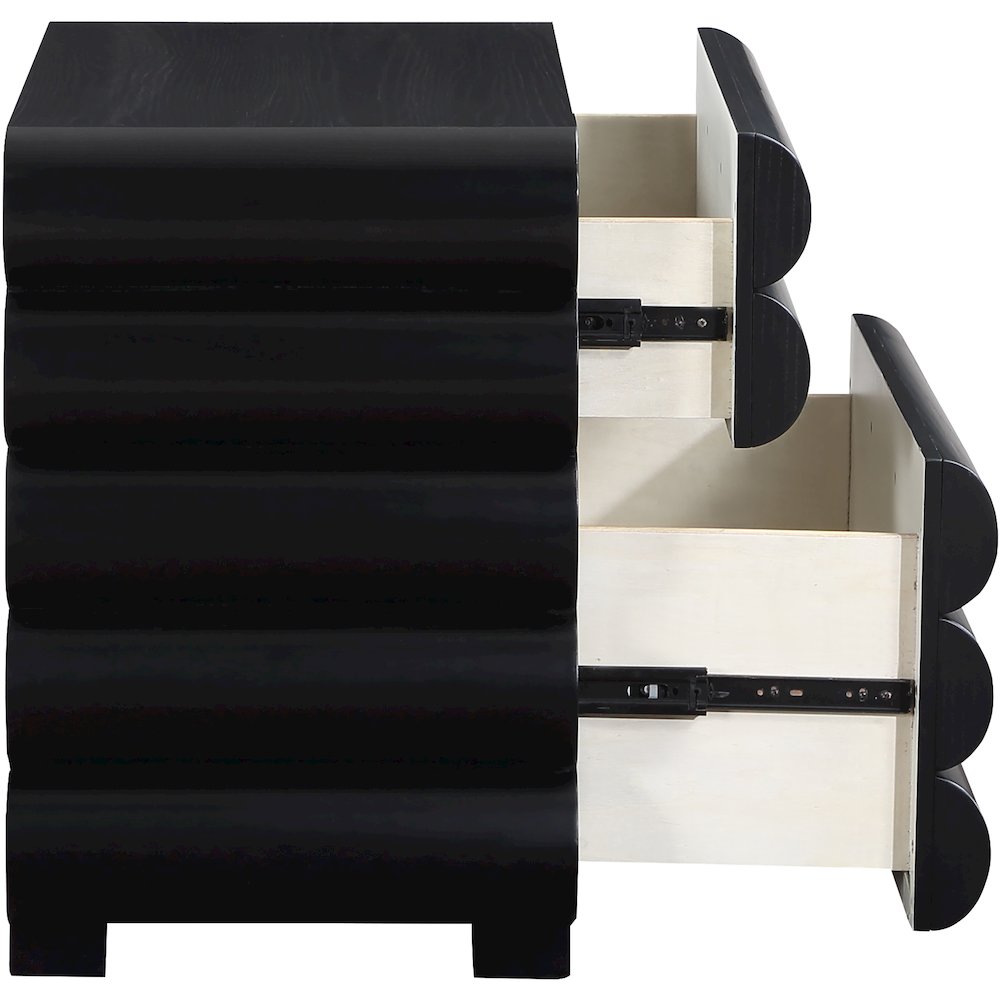 Maverick Black Night Stand / Side Table