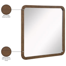 Annalise Brown Solid Wood Mirror