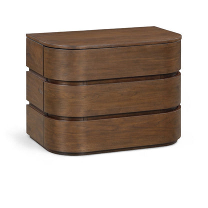 Annalise Brown Solid Wood Night Stand