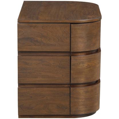 Annalise Brown Solid Wood Night Stand