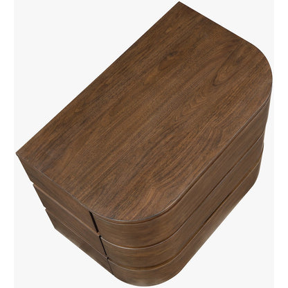 Annalise Brown Solid Wood Night Stand