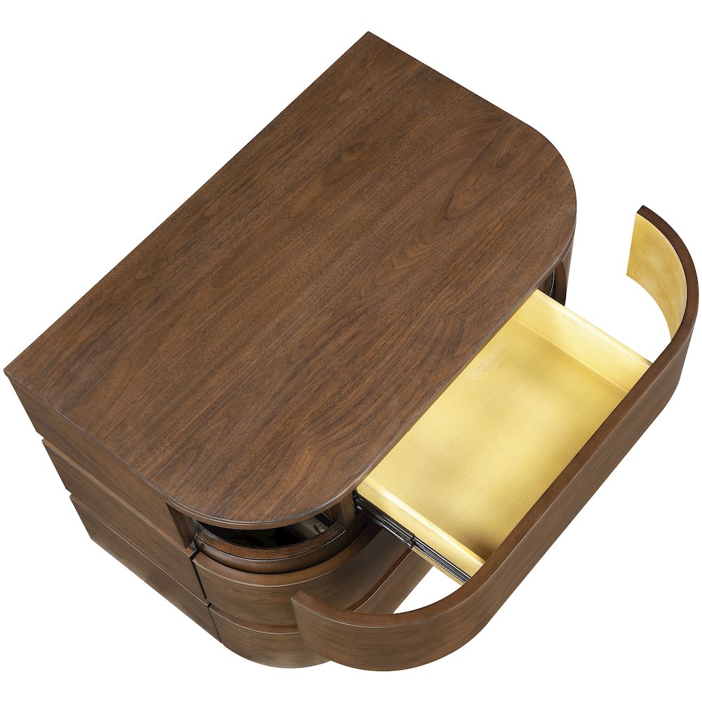 Annalise Brown Solid Wood Night Stand