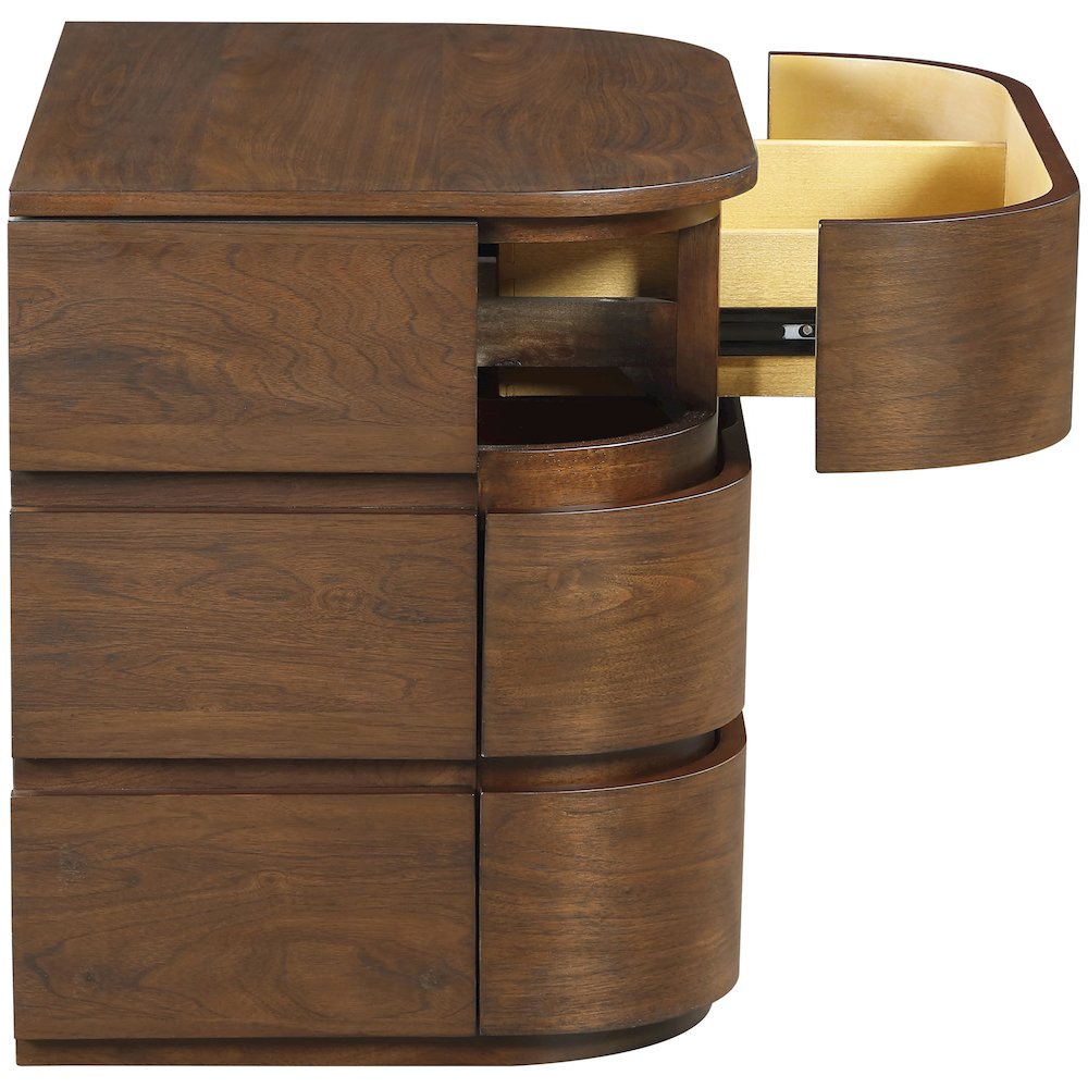 Annalise Brown Solid Wood Night Stand