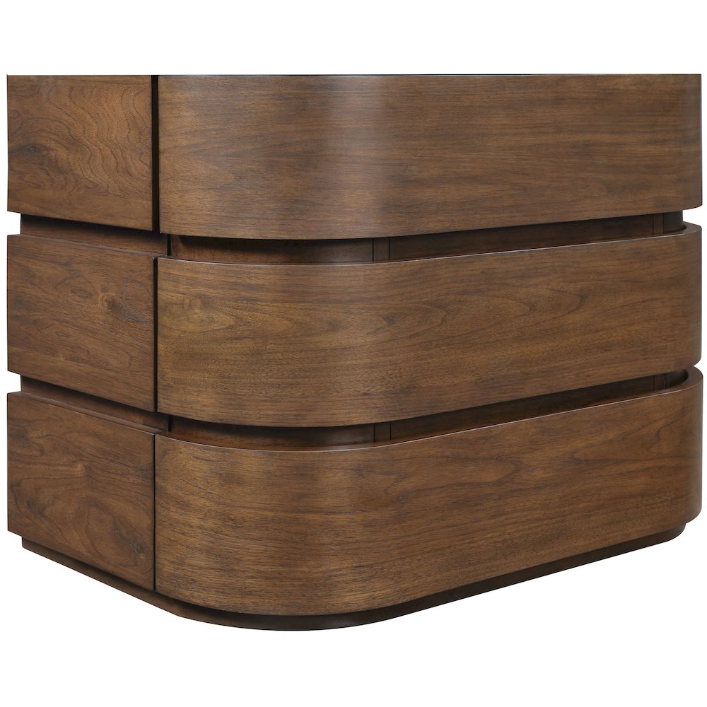 Annalise Brown Solid Wood Night Stand