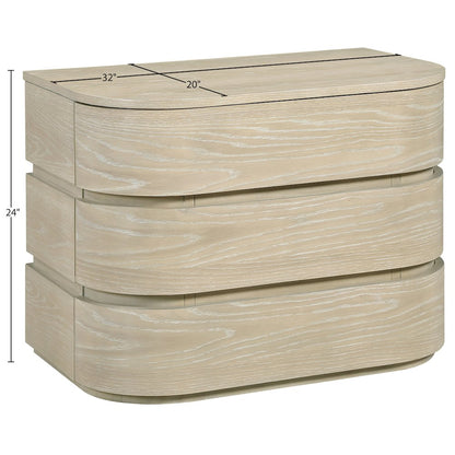 Annalise Natural Solid Wood Night Stand