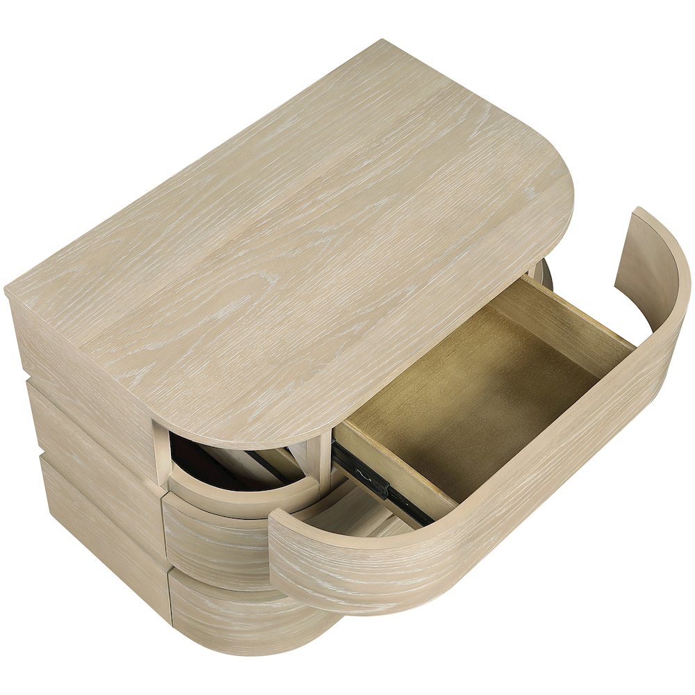 Annalise Natural Solid Wood Night Stand