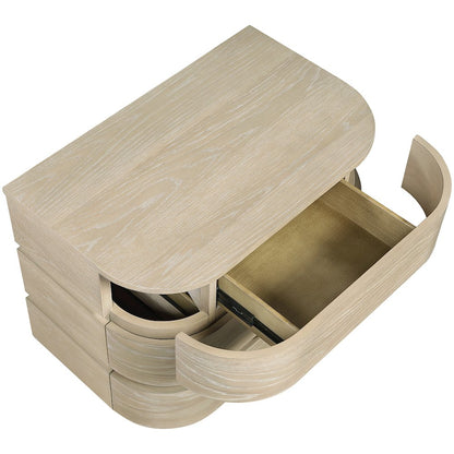Annalise Natural Solid Wood Night Stand