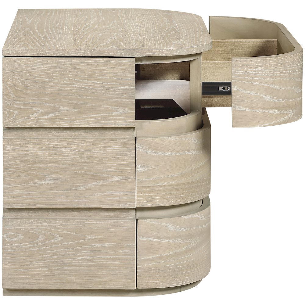 Annalise Natural Solid Wood Night Stand