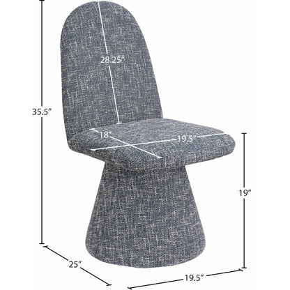 Renuar Blue Dining Chair, Set of 2