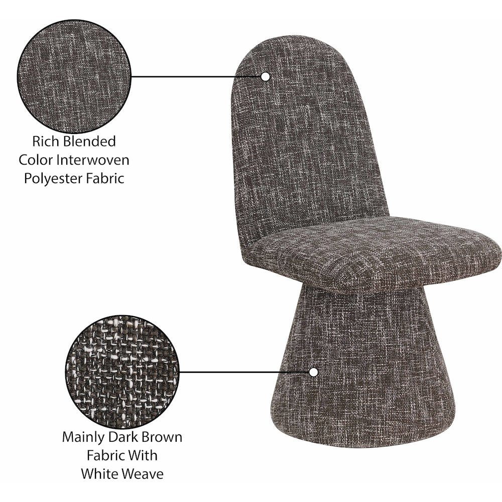 Renuar Brown Dining Chair, Set of 2