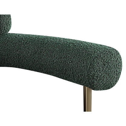 Blake Green Boucle Fabric Dining Chair, Set of 2