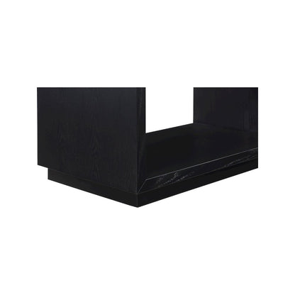 Avery Black Wood Veneer Night Stand