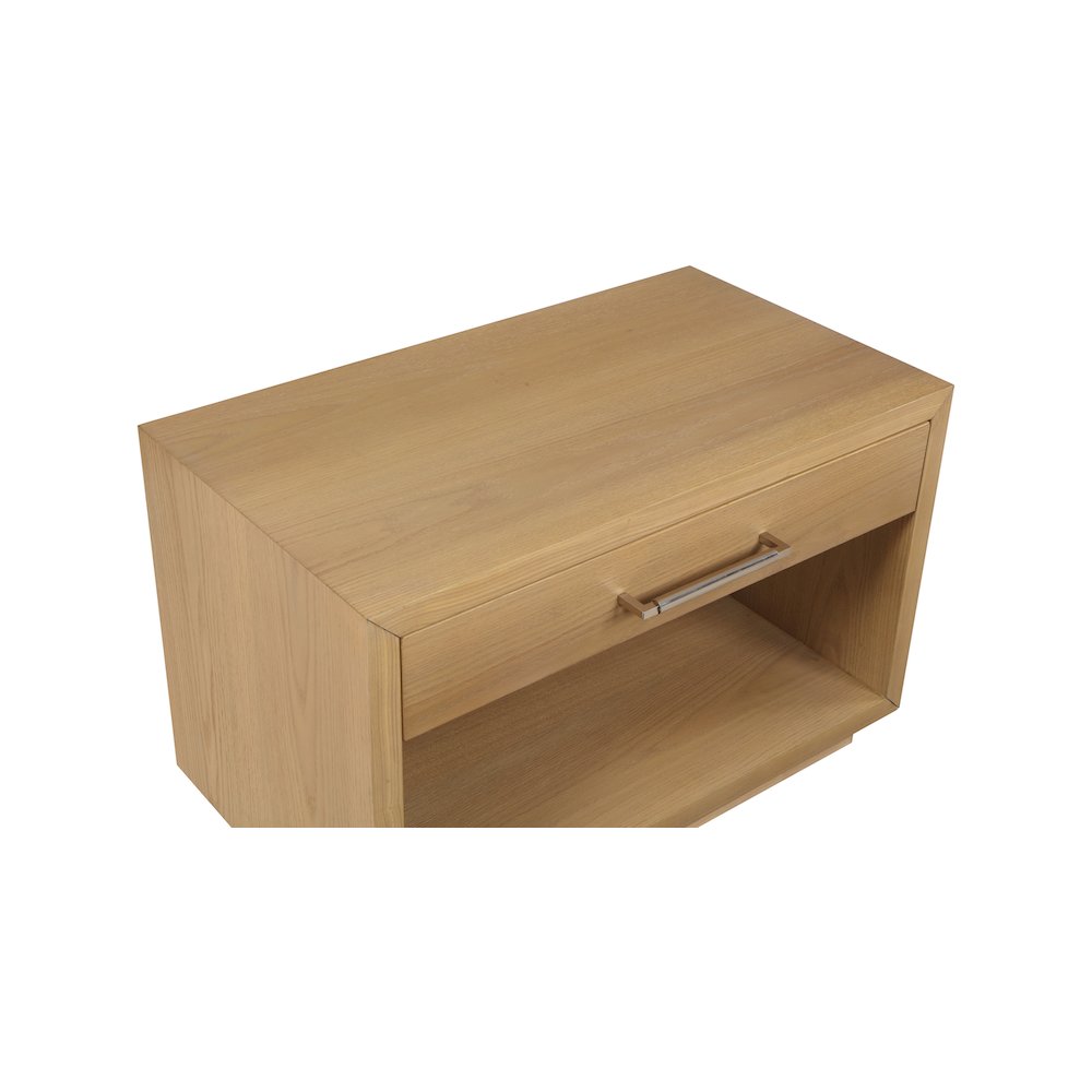 Avery Oak Wood Veneer Night Stand