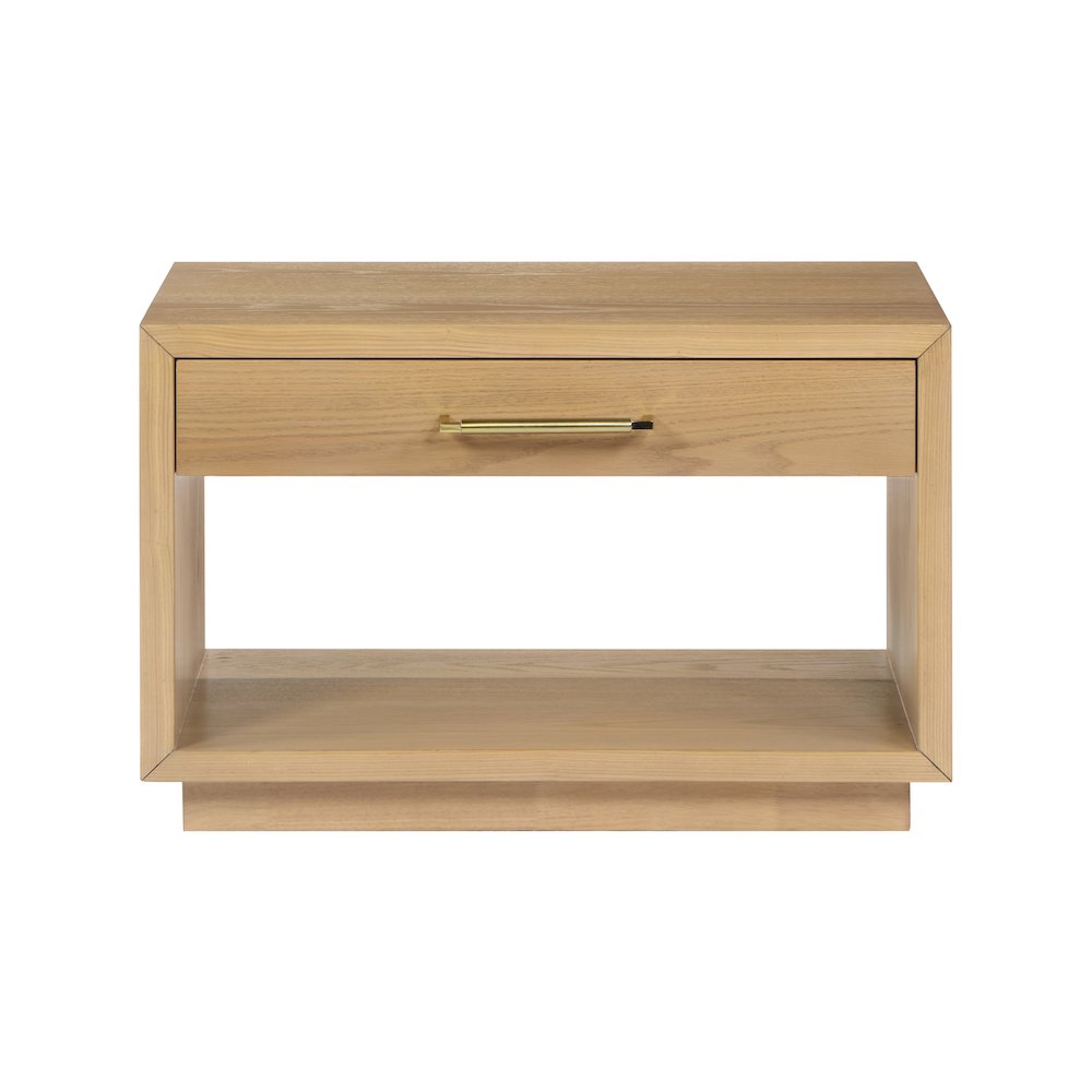 Avery Oak Wood Veneer Night Stand