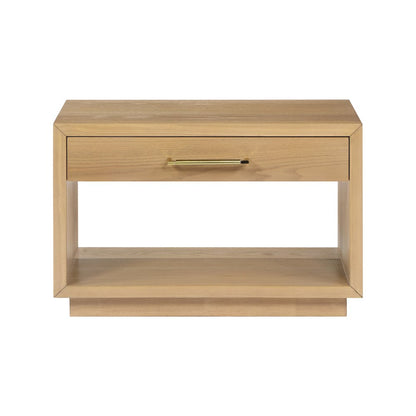Avery Oak Wood Veneer Night Stand