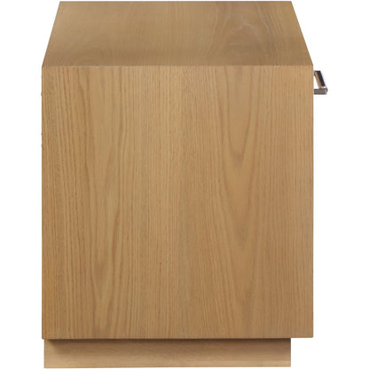 Avery Oak Wood Veneer Night Stand