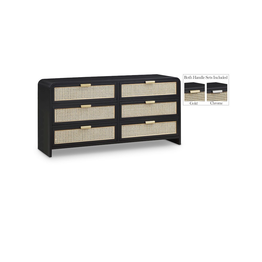 Sage Black Dresser