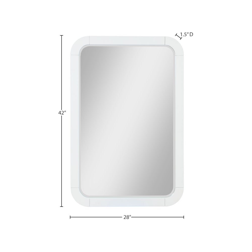 Sage White Mirror