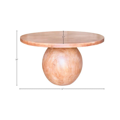Halton Natural Acacia Wood Dining Table
