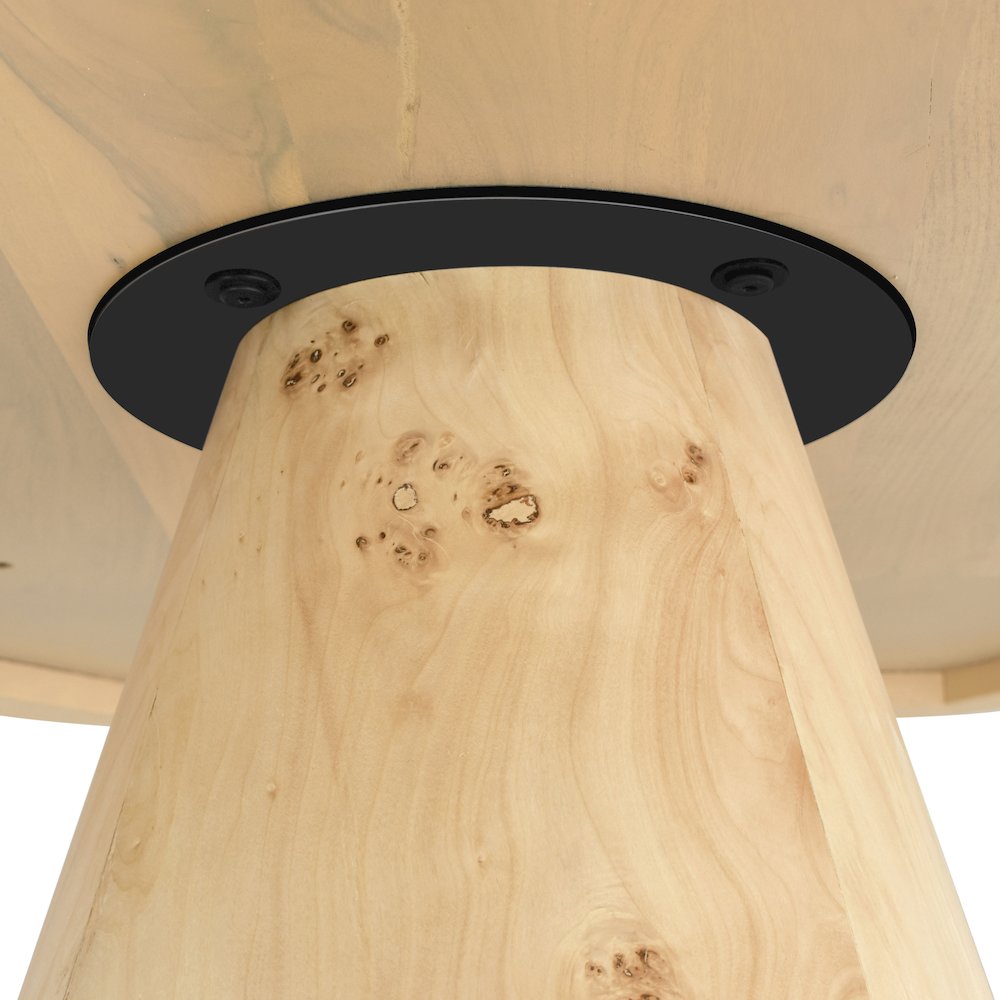 Linette Natural Burl Wood Dining Table