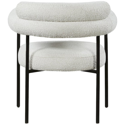 Blake Cream Boucle Fabric Dining Chair, Set of 2