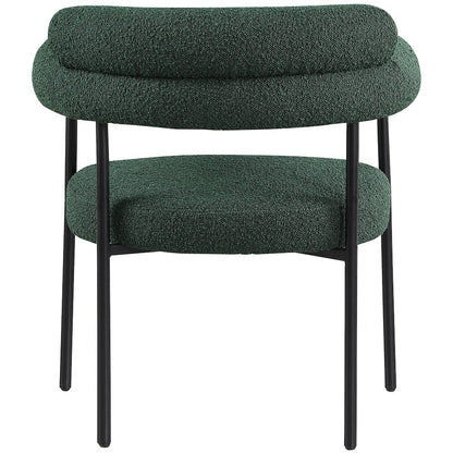 Blake Green Boucle Fabric Dining Chair, Set of 2