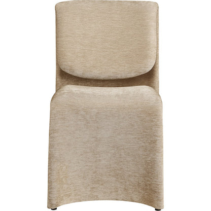 Slique Beige Fabric Upholstered Dining Chair