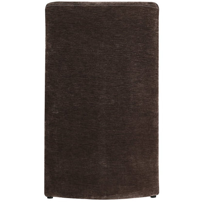 Slique Brown Fabric Upholstered Dining Chair