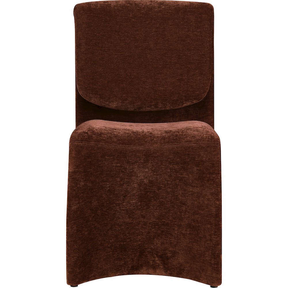 Slique Burgundy Fabric Upholstered Dining Chair