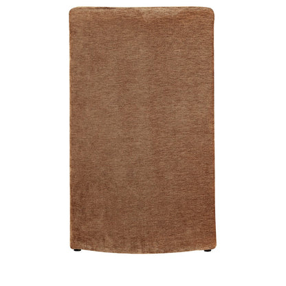 Slique Cognac Fabric Upholstered Dining Chair