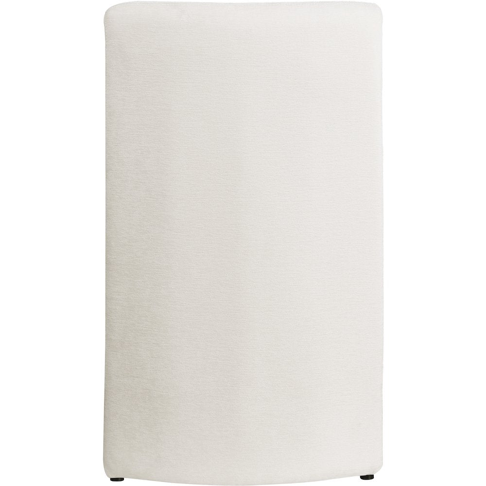 Slique Cream Fabric Upholstered Dining Chair