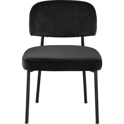 Zarelle Black Performance Fabric Upholstered Dining Chair, Set of 2