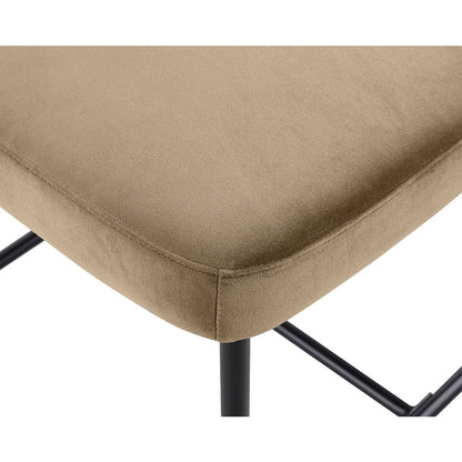 Zarelle Beige Performance Fabric Upholstered Counter Stool, Set of 2