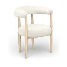 Sable Cream Vegan Leather Upholstered Dining Chair