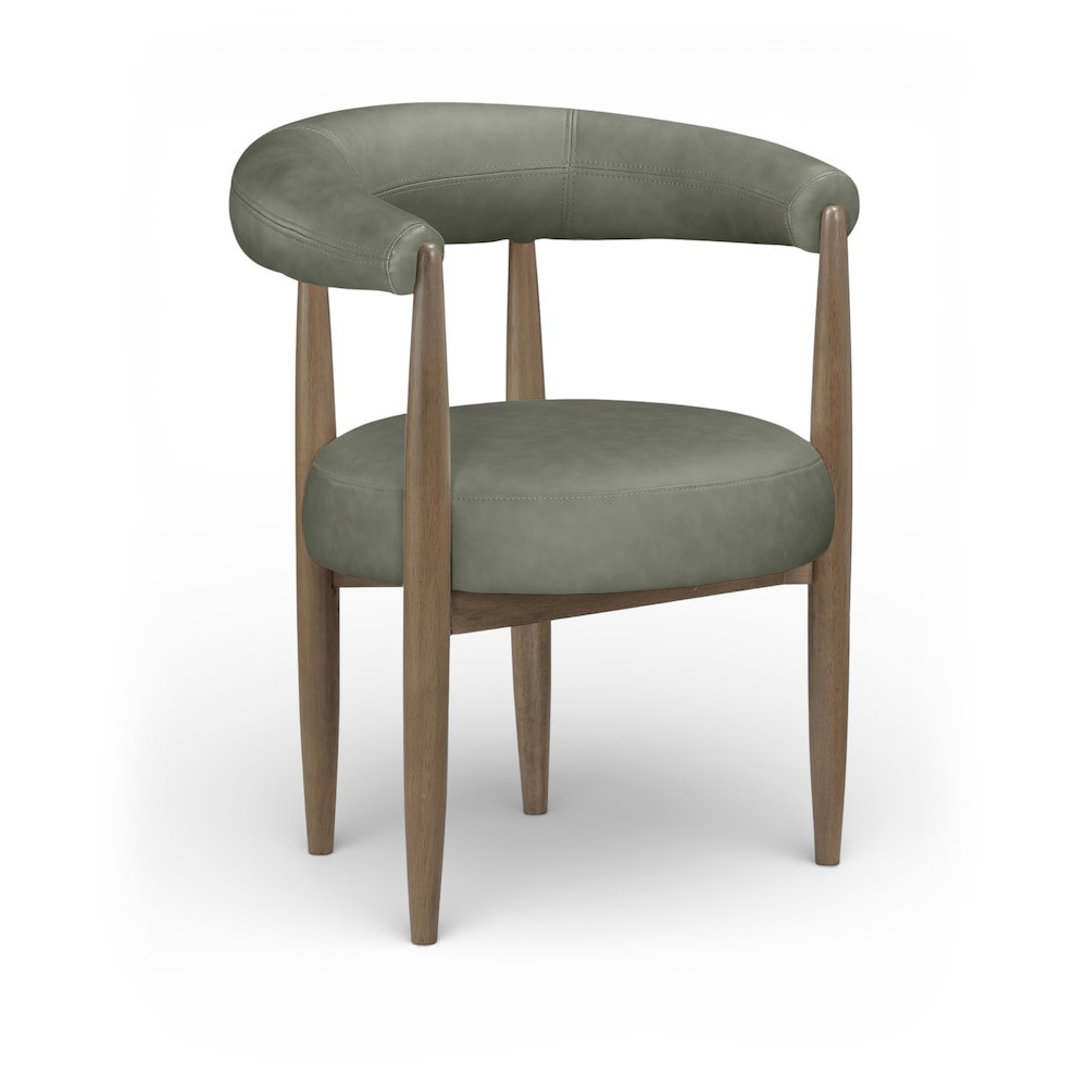 Sable Green Vegan Leather Upholstered Dining Chair
