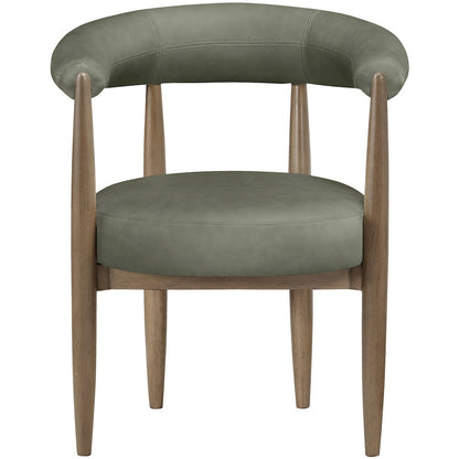 Sable Green Vegan Leather Upholstered Dining Chair