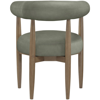Sable Green Vegan Leather Upholstered Dining Chair