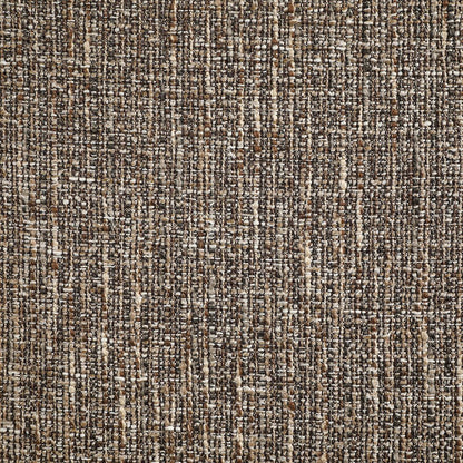 Marlowe Brown Linen Textured Fabric Upholstered Swivel Dining Arm Chair