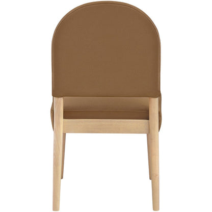 Varinelle Saddle Velvet Upholstered Dining Chair, Set of 2