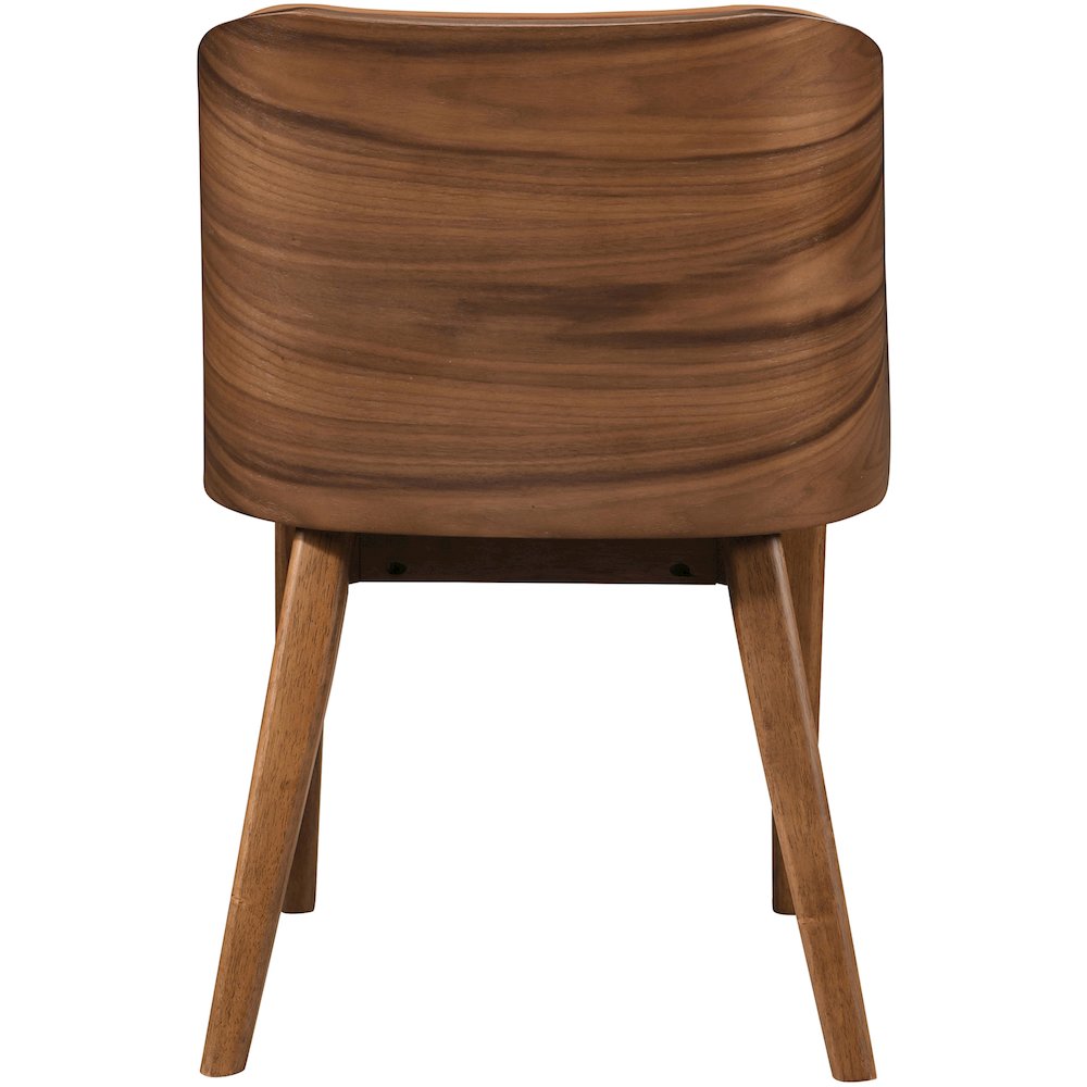Glenwood Cognac Vegan Leather Upholstered Dining Chair, Set of 2