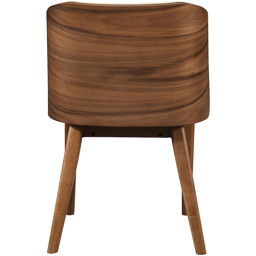 Glenwood Cream Vegan Leather Upholstered Dining Chair, Set of 2