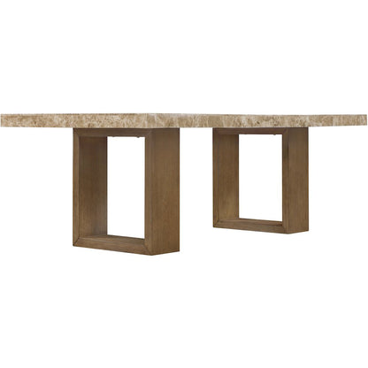 Ananda 84" Brown Marble Dining Table