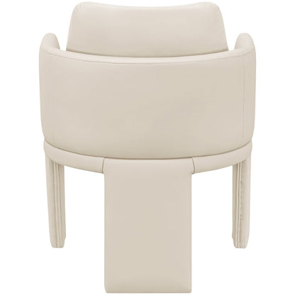 Vanda Cream Vegan Leather Upholstered Dining Chair